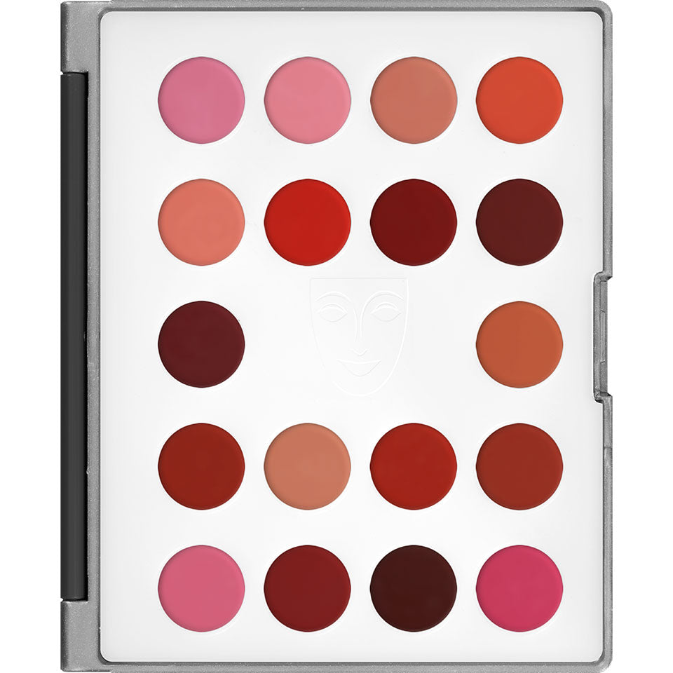 Kryolan Lip Rouge Mini-Palette 8 Farben