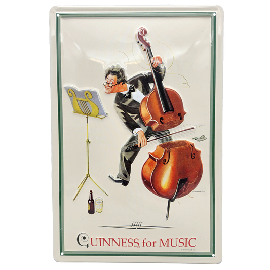 Blechschild Guinness For Music